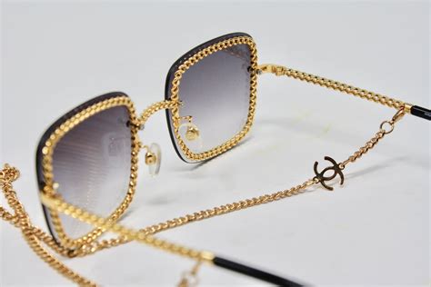 chanel chain sunglasses 2018|Eyewear .